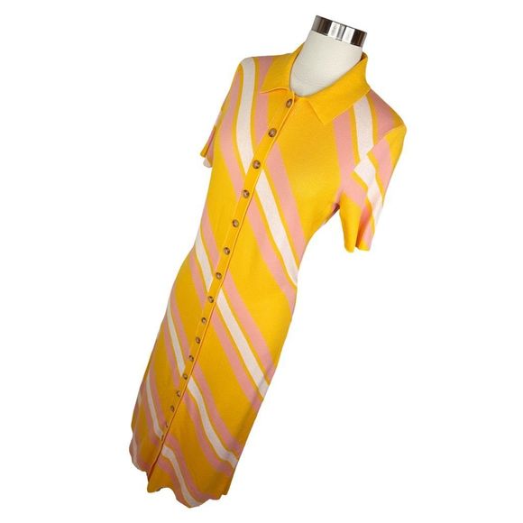 Derek Lam 10 Crosby Aurelia Waist Tie Sweater Dress - Size XL - Picture 4 of 7